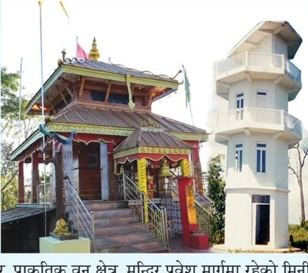 Pathibhara Temple and Manmohan View Tower Bhairav Danda
